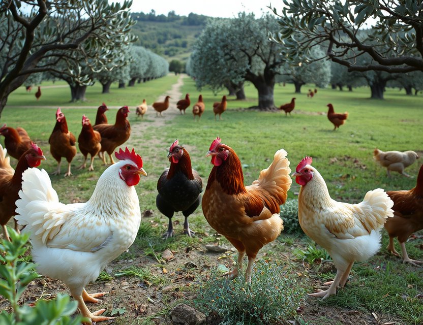 Biodiverse ecosystem on Playvornx Farms, supporting animal welfare standards Spain
