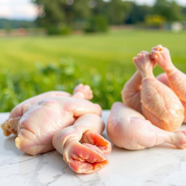Assortment of fresh chicken cuts, buy ethical chicken Córdoba