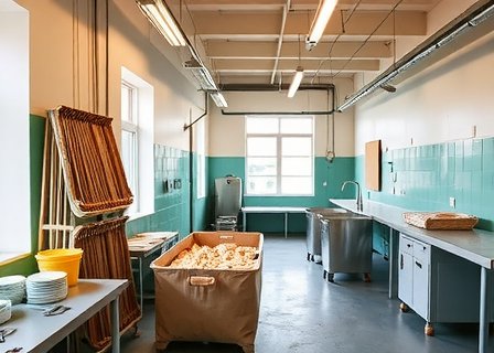 Clean and ethical processing facility at the farm
